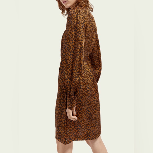 Scotch & Soda Printed Belted Dress - Picture 5 of 12